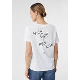 comma - T-shirt - Katoen