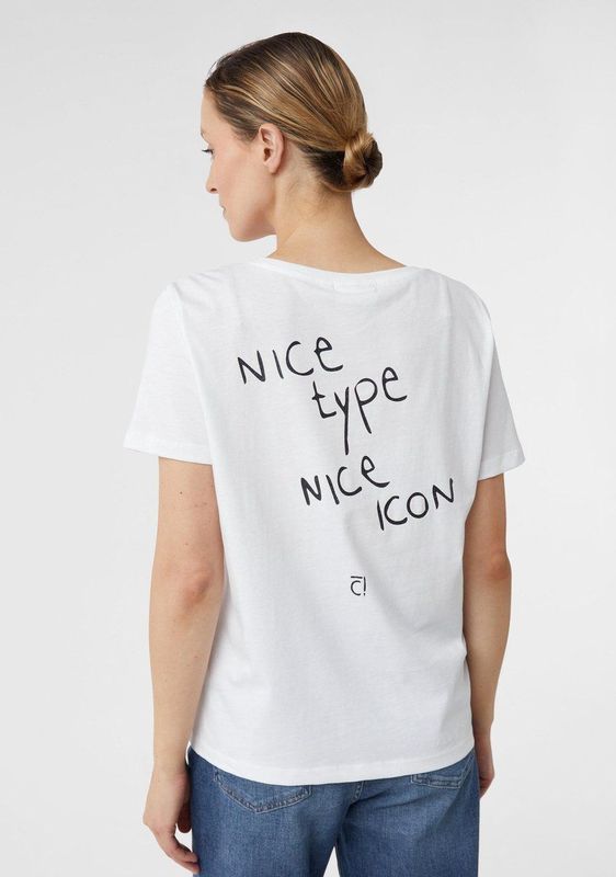 comma - T-shirt - Katoen