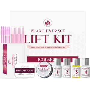 Lash Lift & Brow Lamination Kit - Vegan, Cruelty Free - Compleet Wimper- en Wenkbrauw Lifting Set - Inclusief Glue Balm, Lotion en Wimperserum