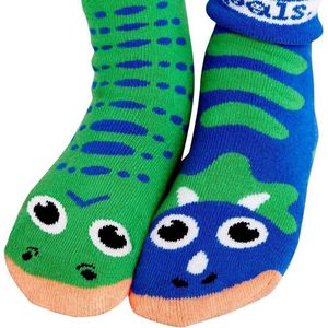 T-Rex & Triceratops (1-3 jr) | Pals kindersokken
