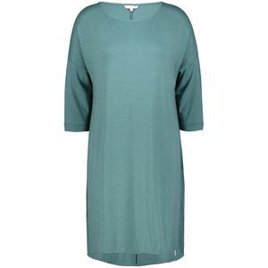 DIDI Dames Loose dress 3/4 sleeves Atlantic green maat 40