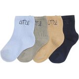 Vertbaudet Set van 4 paar babysokjes ""little