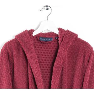 Bordeaux Katoenen Badjas voor Volwassenen - Zeemeermin Design