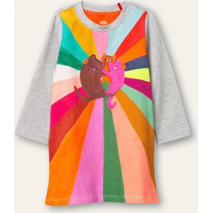 Oilily - Dolsy jersey dress - Grijs - 74/12m