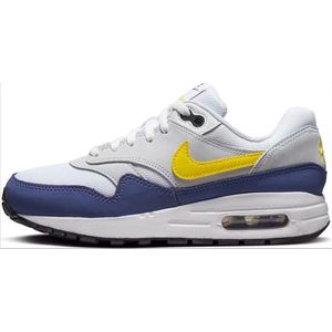 Nike - Air Max 1 'Blue Recall' (GS) - Sneakers - Wit - Geel - Blauw