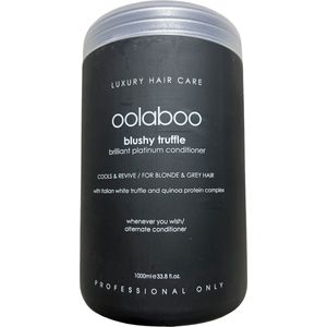 Oolaboo Blushy Truffle 1000 ml Conditioner voor Blond & Grey Hair met pomp