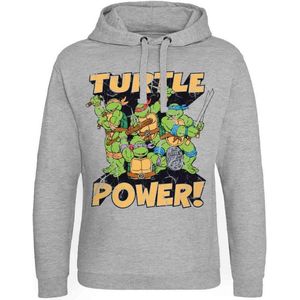 Teenage Mutant Ninja Turtles Hoodie/trui -M- Turtle Power! Grijs