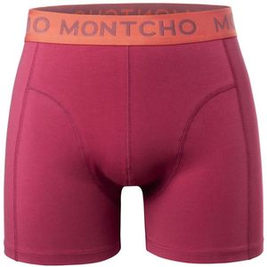 MONTCHO - Dazzle Series - Boxershort Heren - Onderbroeken heren - Boxershorts - Heren ondergoed - 1 Pack - Rood - Heren - Maat XS