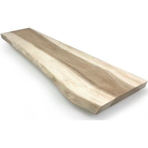 Suar plank 60 x 25 cm boomstam - Boomstam plank - Boomstam - Suar hout - Suar - Boomstam wandplank