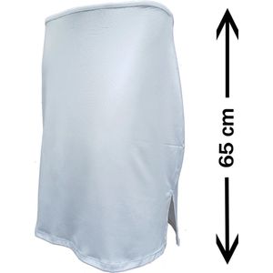 J&C dames onderrok 65 cm 5569 - maat M - wit