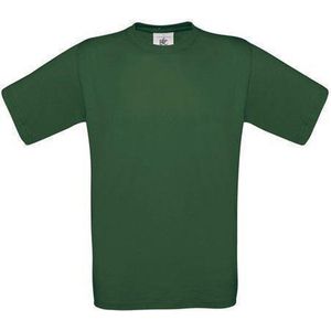 B&C Exact 150 Kids T-shirt Bottle Green Maat 12/14 (onbedrukt - 5 stuks)