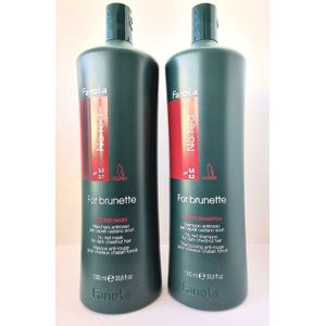 Fanola No Red Twin Pack Shampoo 1000ml + Mask 1000ml