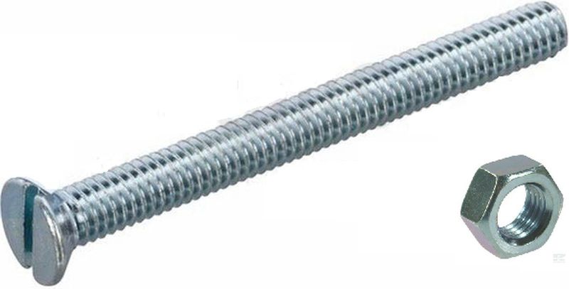 Deltafix - Schroef Moer - 12mm - 20 Stuks