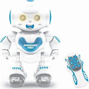 PowermanÂ® eerste programmeerbare robot met dans, muziek, demo en afstandsbediening