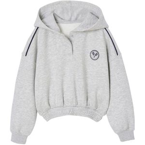 Vertbaudet - Korte Sportieve Sweater - Meisjes - Met Capuchon