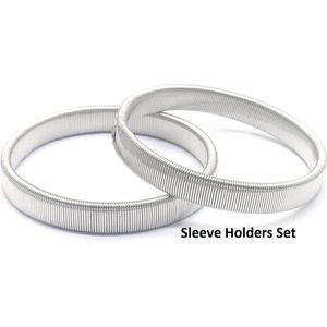 Mouwophouders - Metaal - Zilverkleurig