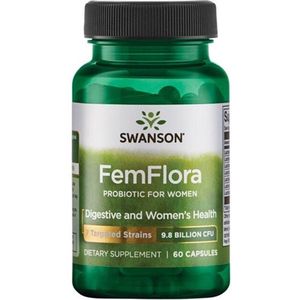 Swanson | Femflora | 60 Capsules | 1 x 60 capsules