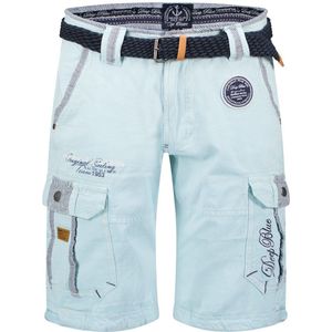 Canadian Peak Heren Bermuda Met Riem Pailletteak Mint - L