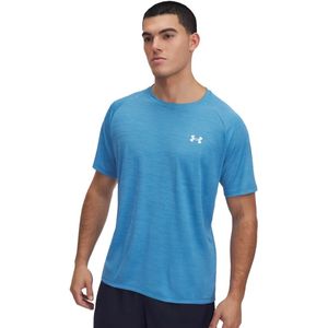 Under Armour - Tech Textured Shirt - Sportshirt - Blauw - 100% Polyester
