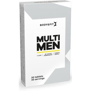 Body & Fit Multi Men - Multivitamine Man - Voedingssupplement voor Mannen - 30 Tabletten
