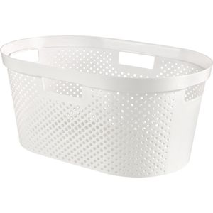 Curver Infinity Dots Wasmand - 39 l - Wit
