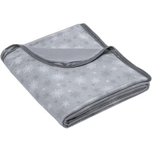 Koeldeken voor mensen, dubbelzijdig koudeeffect, zomerdeken, lichte zelfkoelende deken, koeldeken met Japanse Q-Max 0,42 koelvezels, koeldeken voor slapen, grijs, 130 x 150 cm