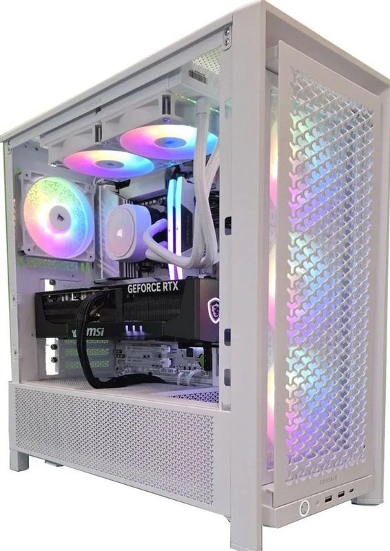 Xenith - Epic Corsair Snow - Gaming PC - Wit - Ryzen 9 9950X3D - GeForce RTX 5090 - 64 GB RGB DDR5 - 4 TB SSD - Windows 11 Pro