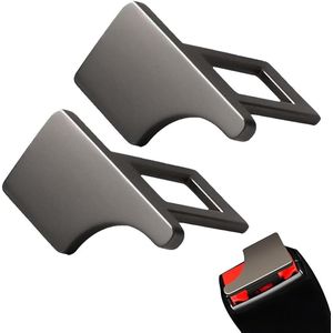 Allecto plus - Autoveiligheidsgordelklem 2 stuks - Universele gesp voor autoriem - Veiligheidsgordel clip - Geschikt voor auto's en vrachtwagens