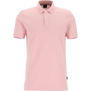 BOSS Pallas regular fit polo - pique - lichtroze - Maat: 3XL