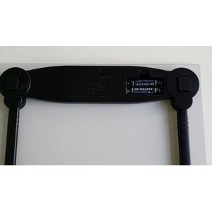 Weegschaal 180 kg A5 DESIGN digitale weegschaal glas 180 kg capaciteit