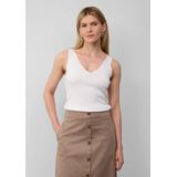 s.Oliver BLACK LABEL - Slim Fit - Gebreide Top - Effen - Viscosemix