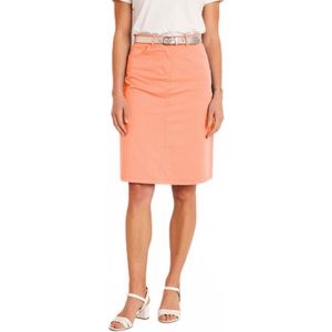 5-pocket midi-lengte trapeze rok