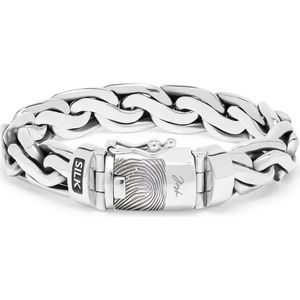 SILK Jewellery - Zilveren Armband - Breeze - 658.19 - Maat 19,0