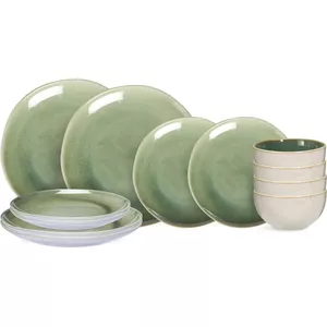 OTIX Ontbijtborden Bordenset 6 persoons Dessertbord Wit 20cm Aardewerk OTIX Ontbijtborden Bordenset 6 persoons Dessertbord Wit 20cm Aardewerk