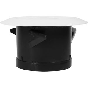 Witte Ronde Plafond Air Vent Register - Ventilatie Kanalen Slang Cover - 100mm .