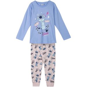 Disney - Stitch - Pyjama - Blauw en Roze - 100% Katoen