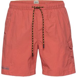camel active - Shorts Beach Cargo - Zwembroek - Rood - Sneldrogend, Polyamide, Elastische Tailleband