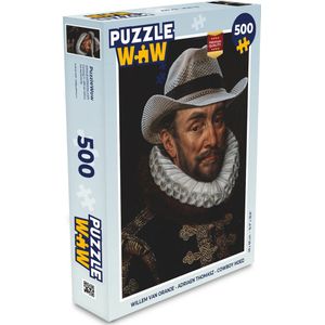 Puzzel Willem van Oranje - Adriaen Thomasz - Cowboy hoed - Legpuzzel - Puzzel 500 stukjes