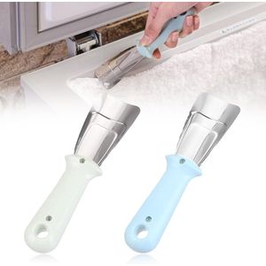 2pcs Hard Plastic Fridge Accessories Ice Scraper Defrost Ice Shovel Freezer Tools for Refrigerator Durable Clean