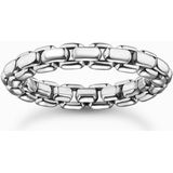 Thomas Sabo - TR2502-637 - Ring - Unisex - Gerecycled Zilver - Gezwart