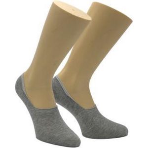 Born - Sneakersokken - Footies - Naadloos - Lichtgrijs - 41-44