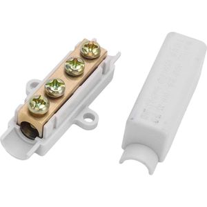 Messing geleider Butt Wire Terminal - Draadschakelaar 5 stuks - 1000V 100A aansluitblok kit - voor ampèremeter bedrading - 25-16mm² draad .