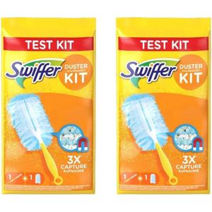 Swiffer Duster Starterkit – Starters Kit – Swiffer Duster Handvat – Stofmagneet – Stofdoekjes – Set van 2