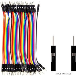 OTRONIC® Dupont Jumper kabels 40 stuks (Male-Male) 10cm | Arduino | Breadboard | ESP32 | ESP8266
