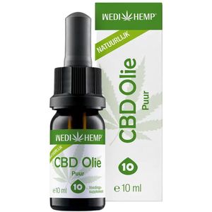 Medihemp CBD olie puur - 10% - 10 ml