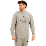 Adidas Brand Love French Terry Sweatshirt Grijs S / Regular Man