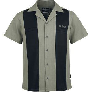 Chet Rock Clayton Shirt Heren Shirt met korte mouwen - khaki - S