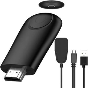 OIMG Ultra HD - HDMI Dongle - 1080p -Beeldschermadapter - Draadloze HDMI-dongle - HD HDMI Uitvoer - Wifi-display dongle - Draadloze HDMI-dongle - Dongel voor TV - Draadloze HDMI-adapter - Zwart