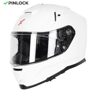 Motor Integraal Integraalhelm MIRAGE Wit XL van MOTOBLOUZ