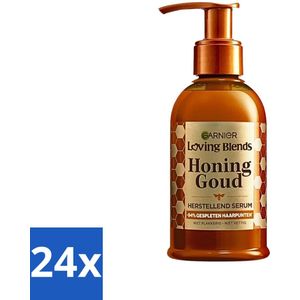 Garnier - Loving Blends Honing Goud - Herstellend Haarserum - Beschadigd & Breekbaar Haar - 115 ml - Voordeelverpakking - 24 stuks